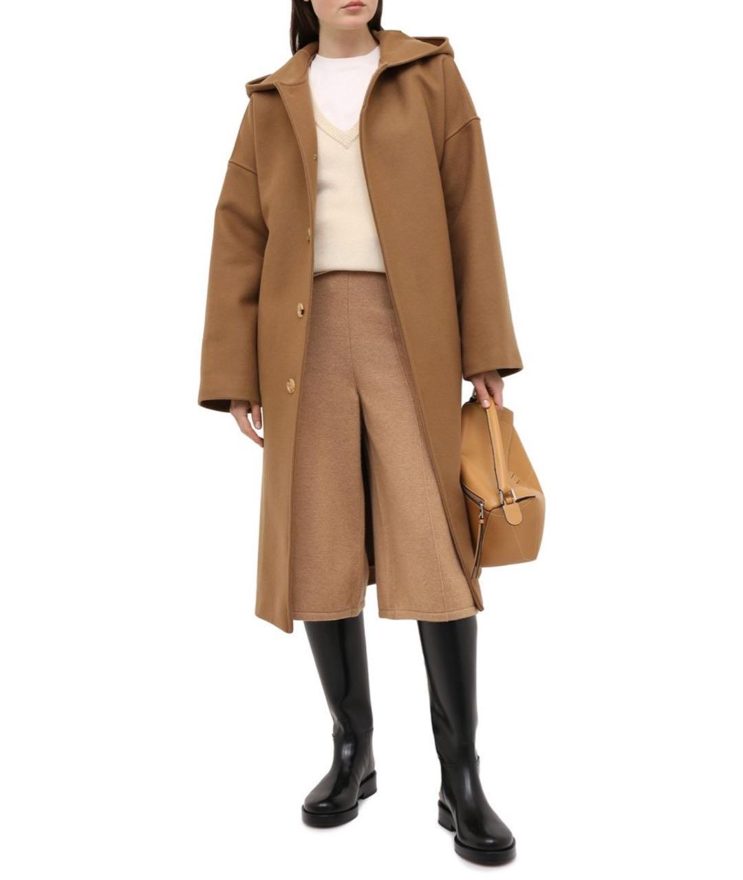 CELINE Бежевые кашемировые кюлоты, фото 3