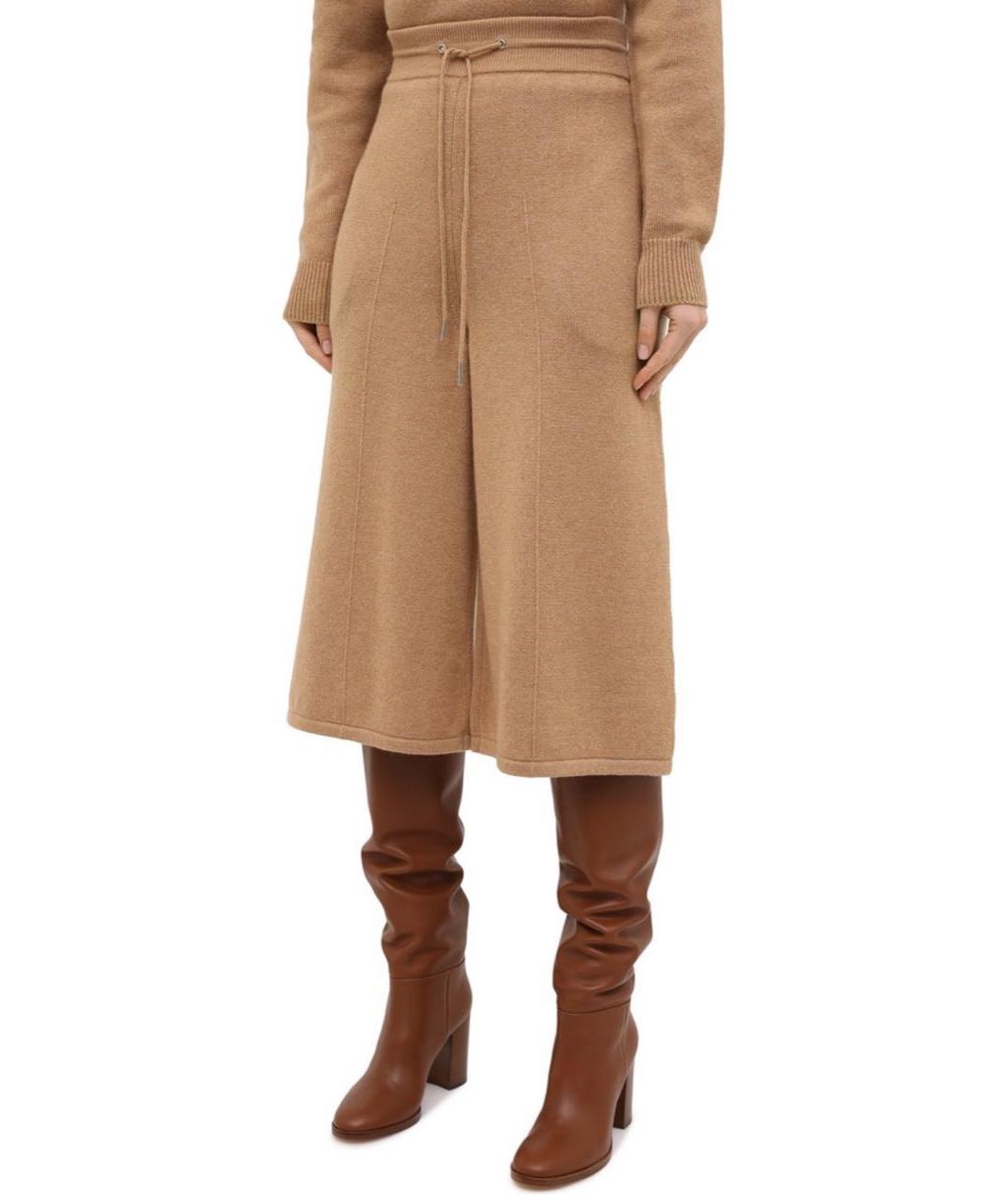 CELINE Бежевые кашемировые кюлоты, фото 4