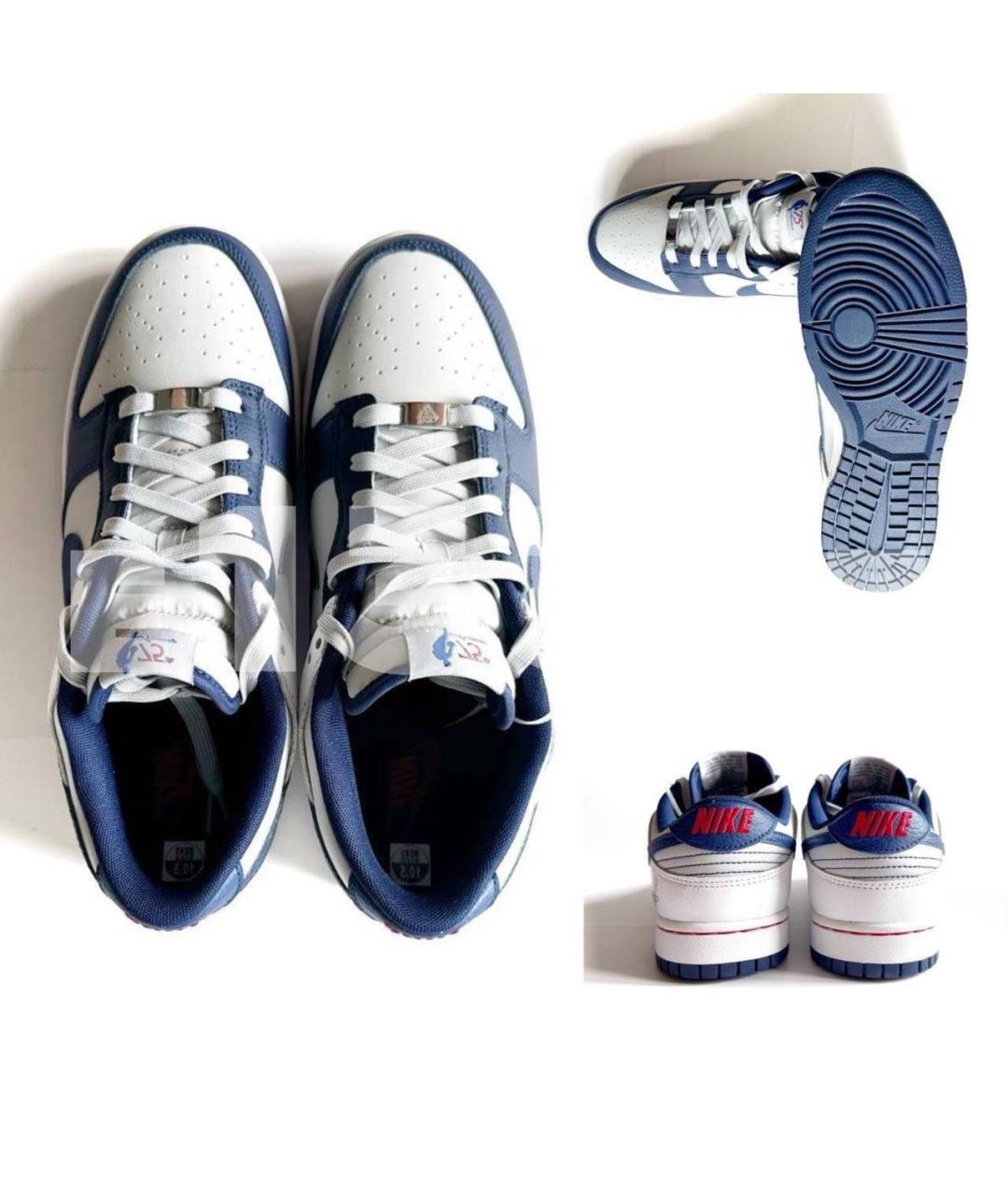 NIKE Мульти кожаные низкие кроссовки / кеды, фото 3