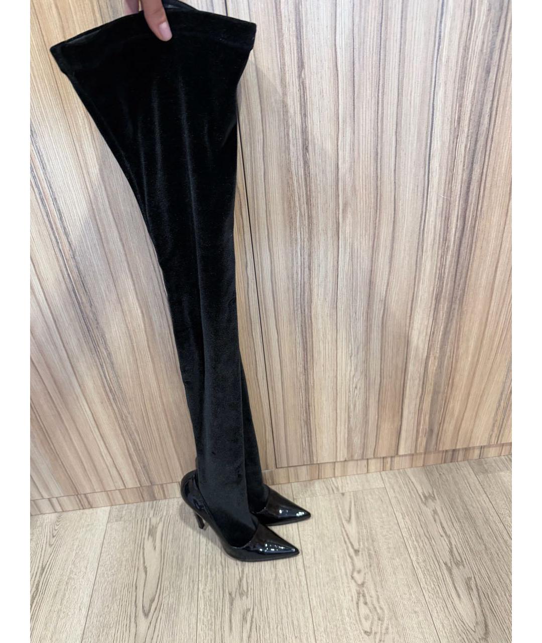 BALENCIAGA Черные ботфорты, фото 8