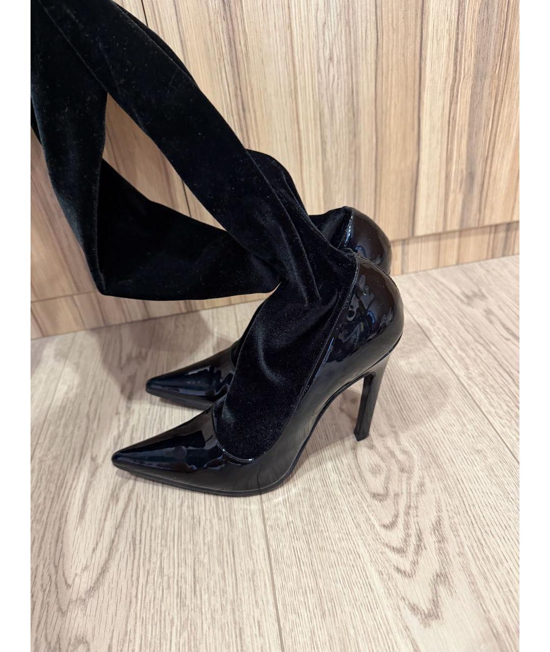 BALENCIAGA Черные ботфорты, фото 4