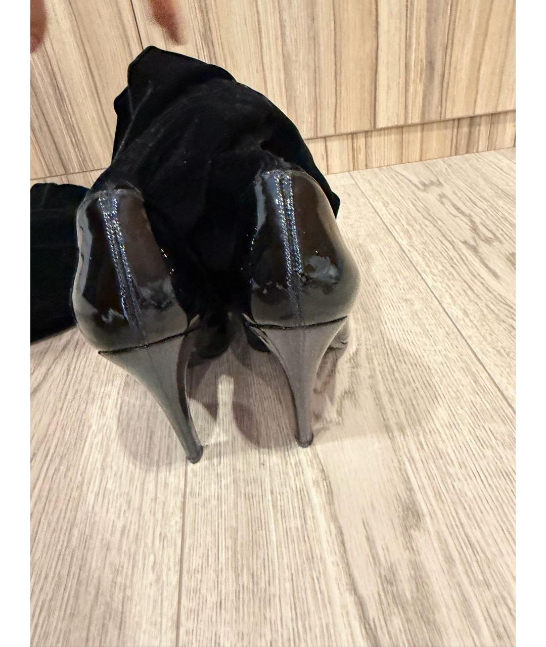 BALENCIAGA Черные ботфорты, фото 7