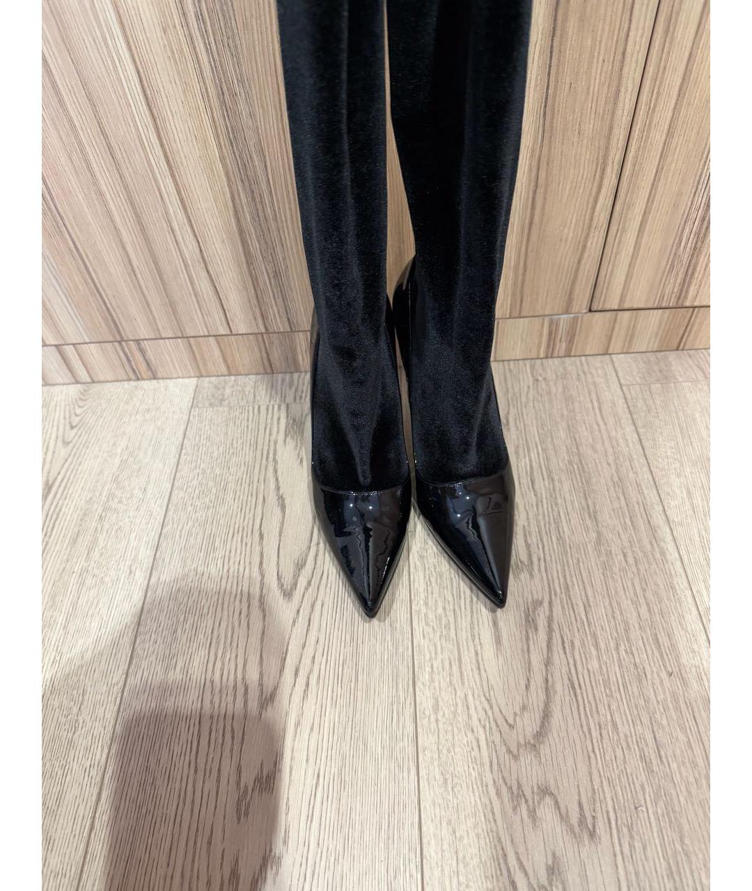 BALENCIAGA Черные ботфорты, фото 2