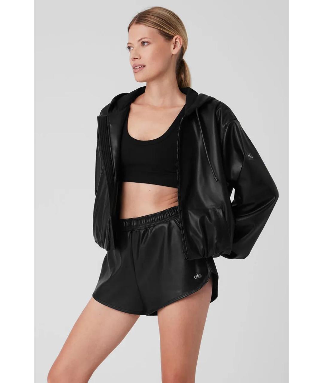 ALO YOGA Черная куртка, фото 2