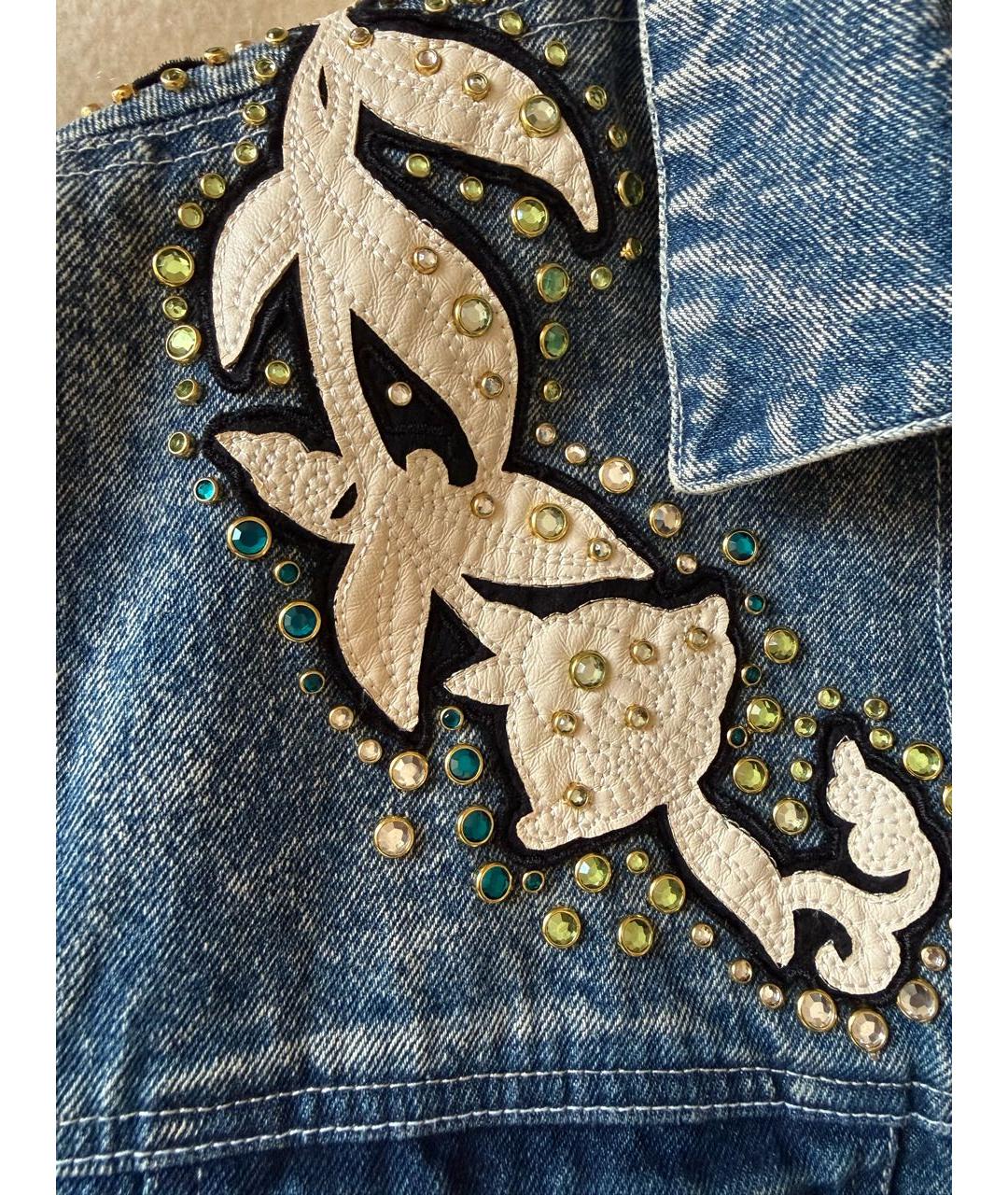 GUCCI Синяя деним куртка, фото 4