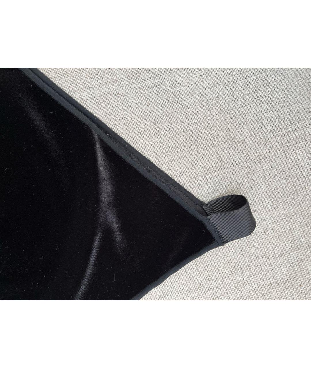 WOLFORD Черная полиэстеровая блузы, фото 4