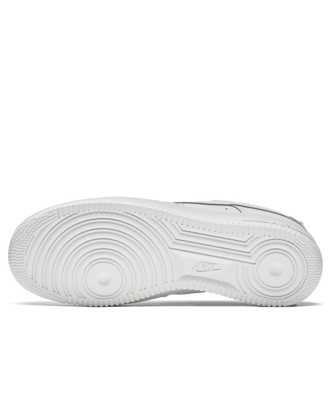 NIKE Белые кожаные низкие кроссовки / кеды, фото 5