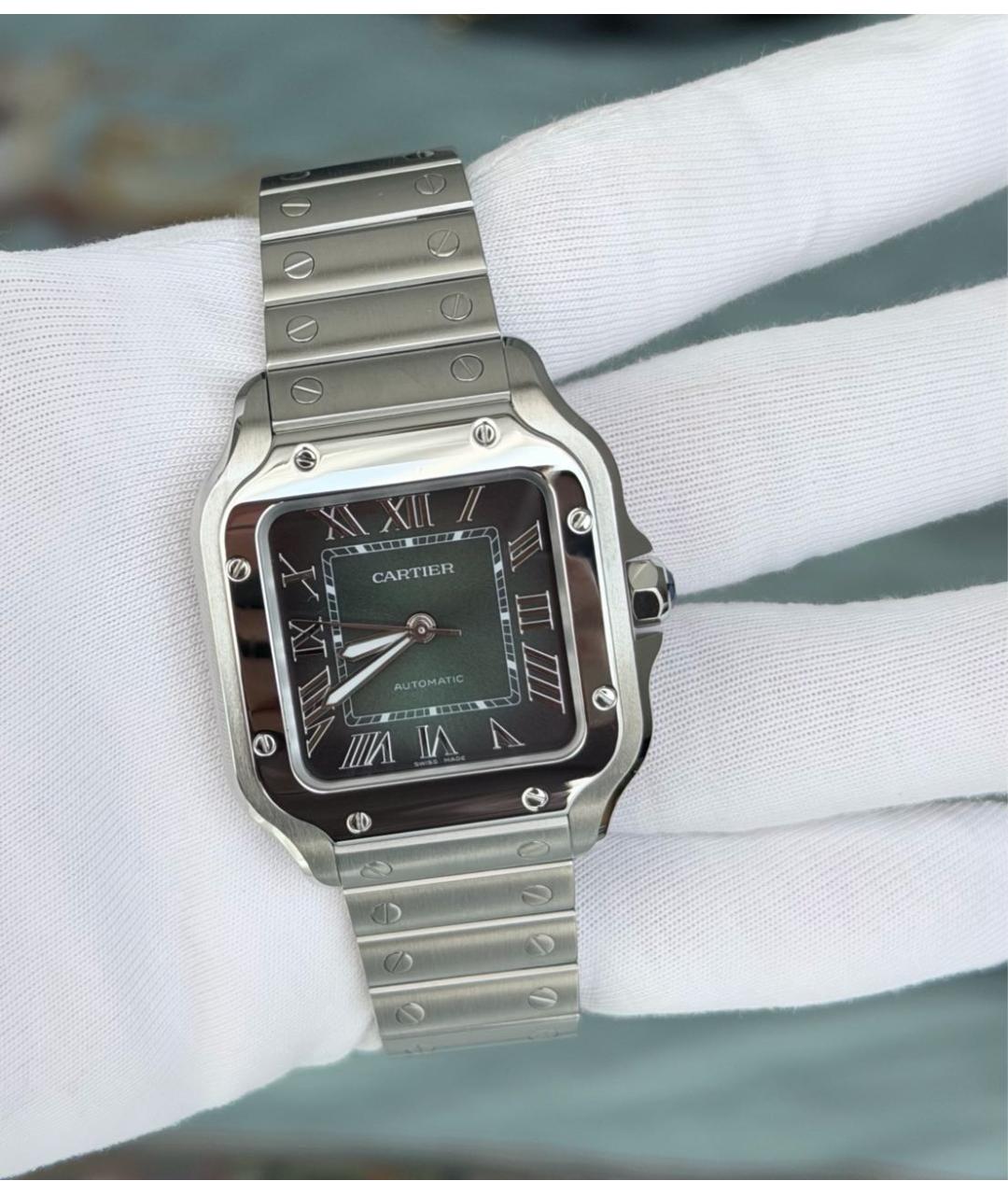 CARTIER Серебряные часы, фото 2