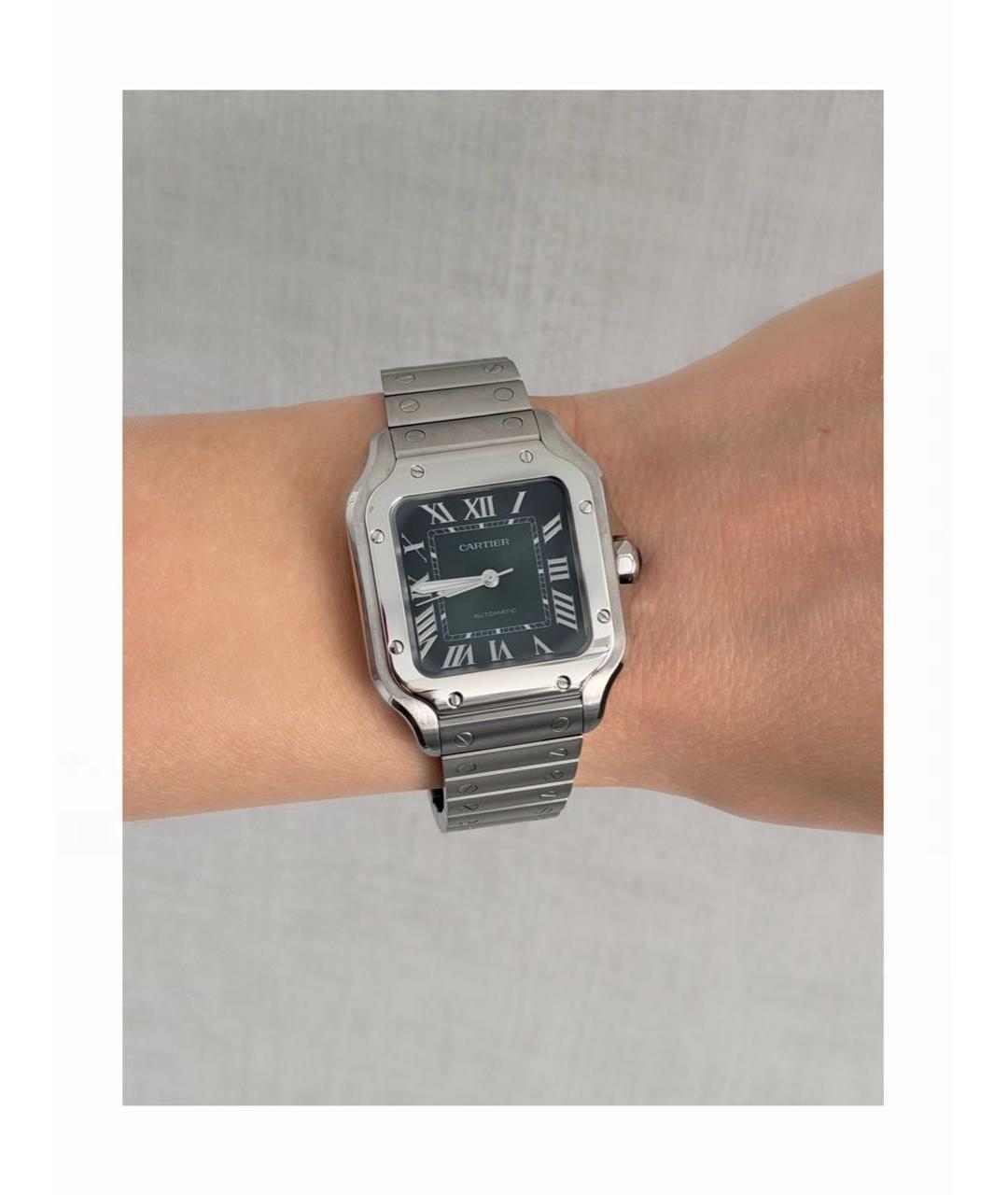 CARTIER Серебряные часы, фото 5