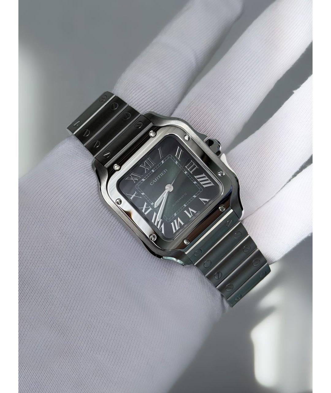 CARTIER Серебряные часы, фото 4