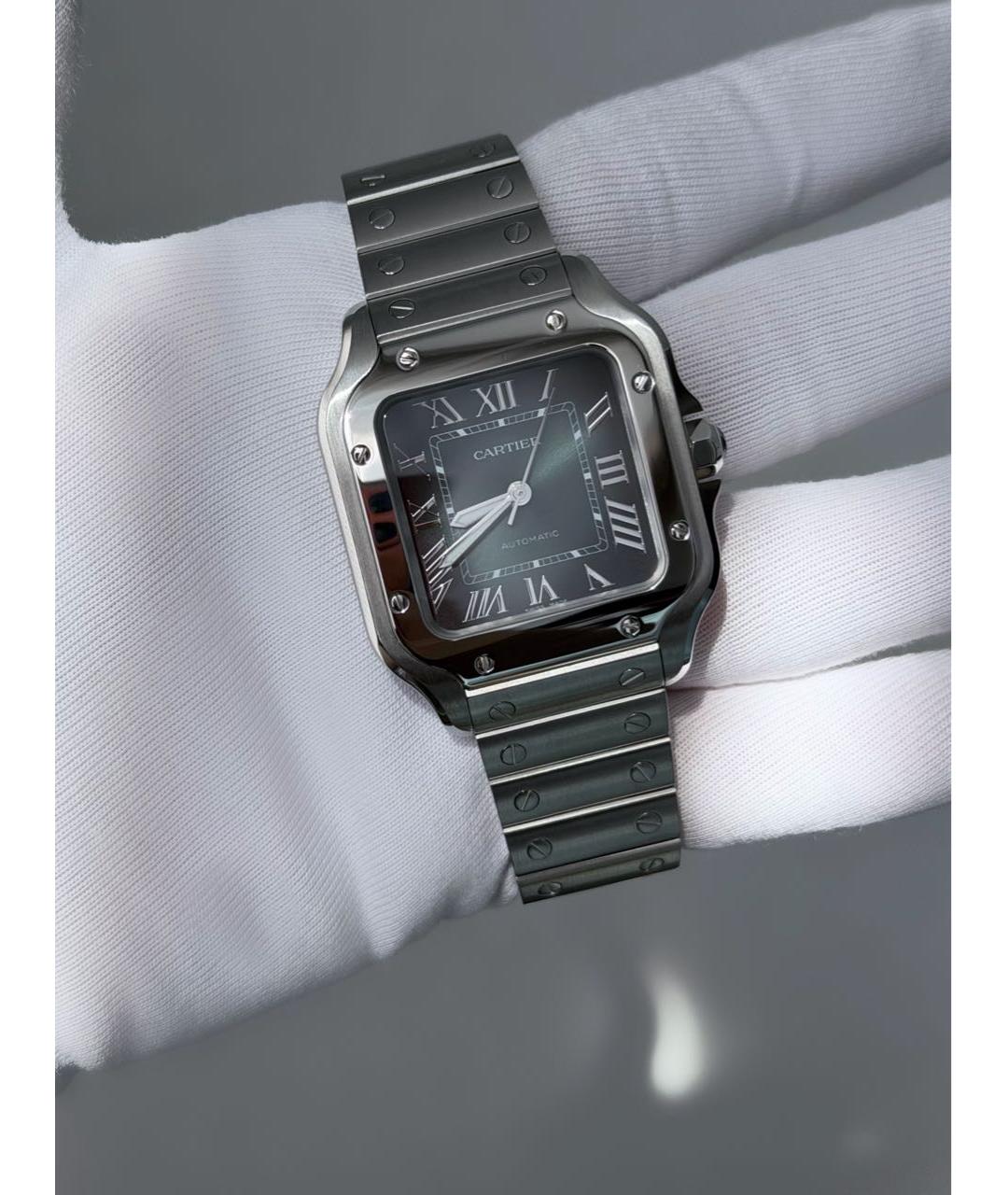 CARTIER Серебряные часы, фото 9