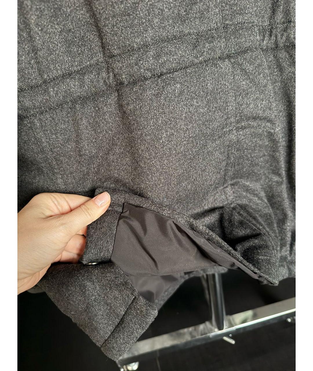 ERMENEGILDO ZEGNA XXX Серый пуховик, фото 6