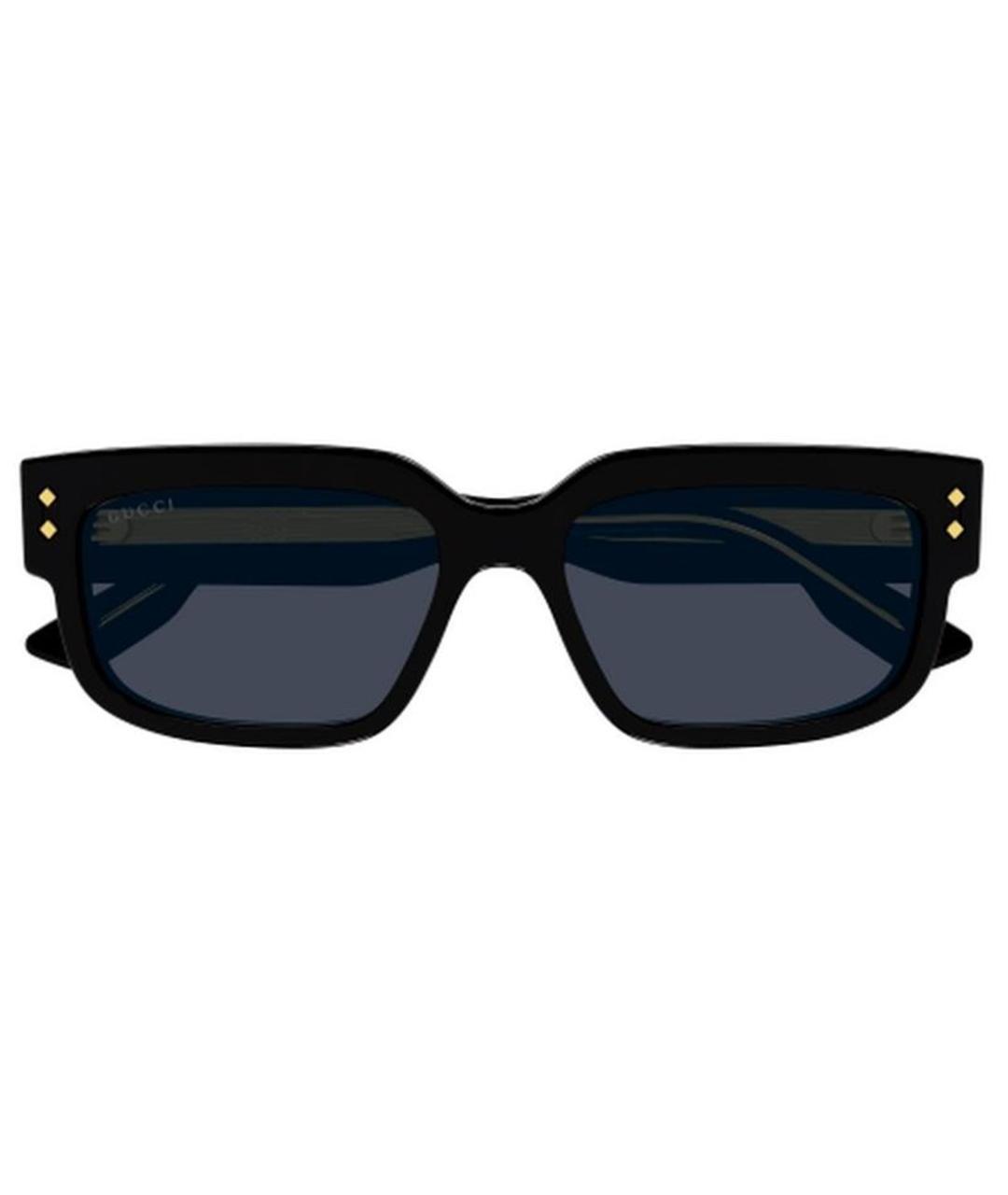 GUCCI Черные пластиковые солнцезащитные очки, фото 2