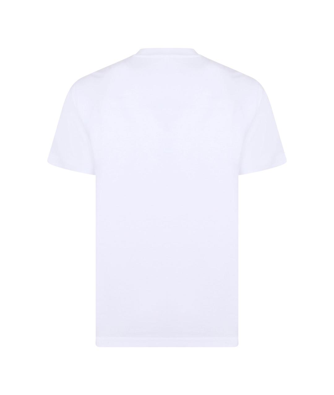 VERSACE Белая хлопковая футболка, фото 2