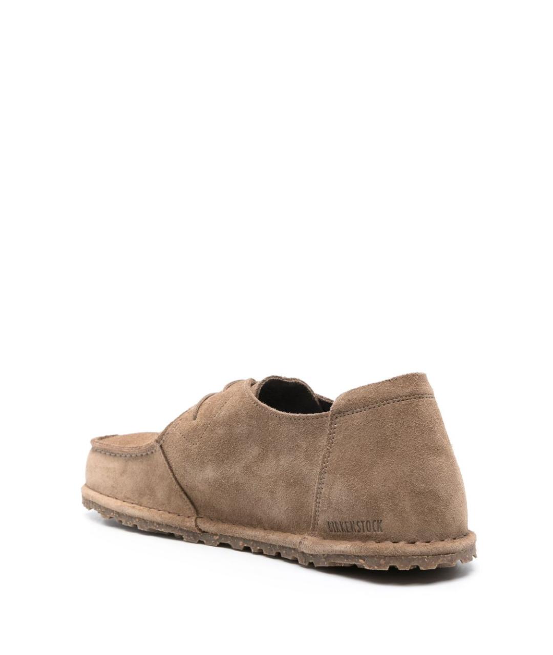 BIRKENSTOCK Бежевые замшевые низкие ботинки, фото 3