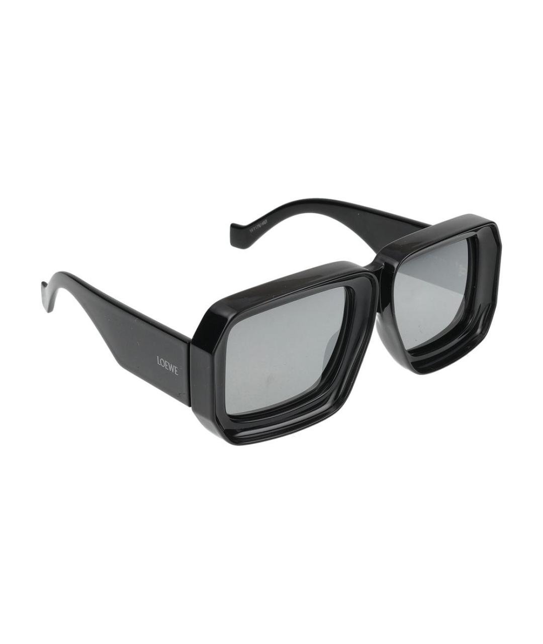 LOEWE Черные пластиковые солнцезащитные очки, фото 4