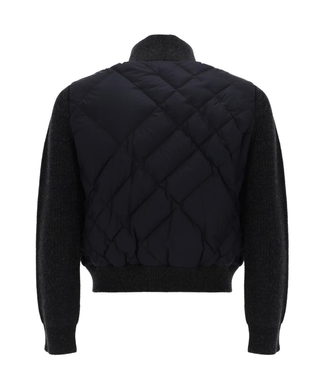 BURBERRY Черная полиамидовая куртка, фото 3