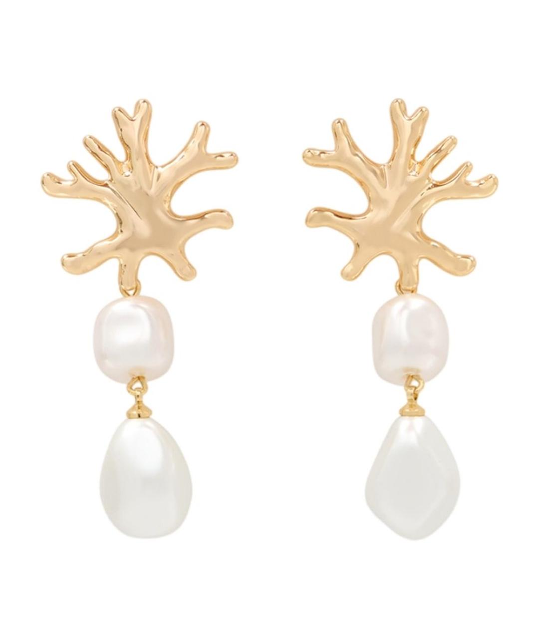 SELF-PORTRAIT Золотые металлические серьги, фото 1