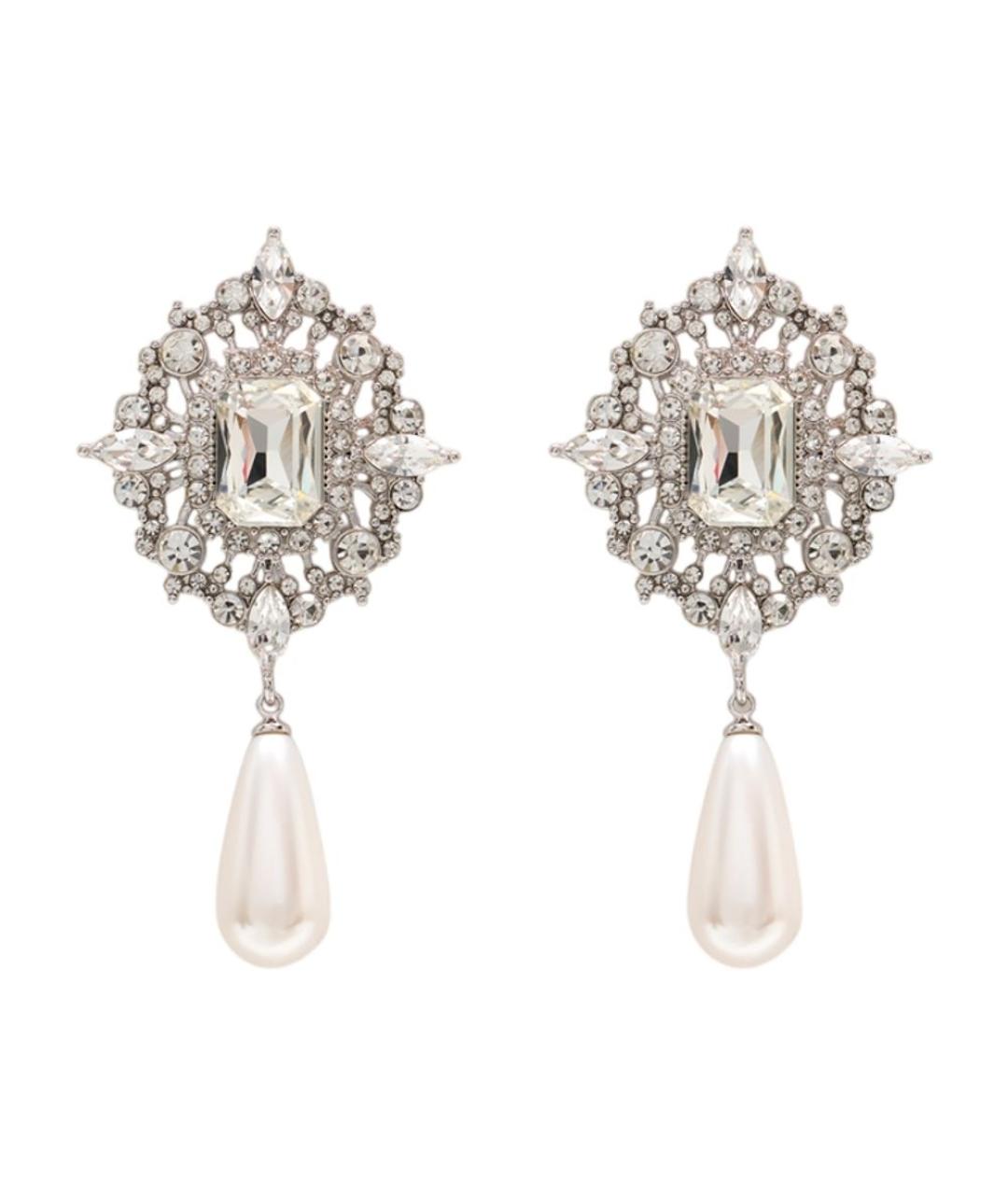 SELF-PORTRAIT Серебряные металлические серьги, фото 1