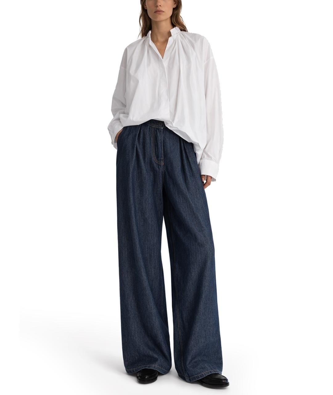 DRIES VAN NOTEN Белая хлопковая блузы, фото 2