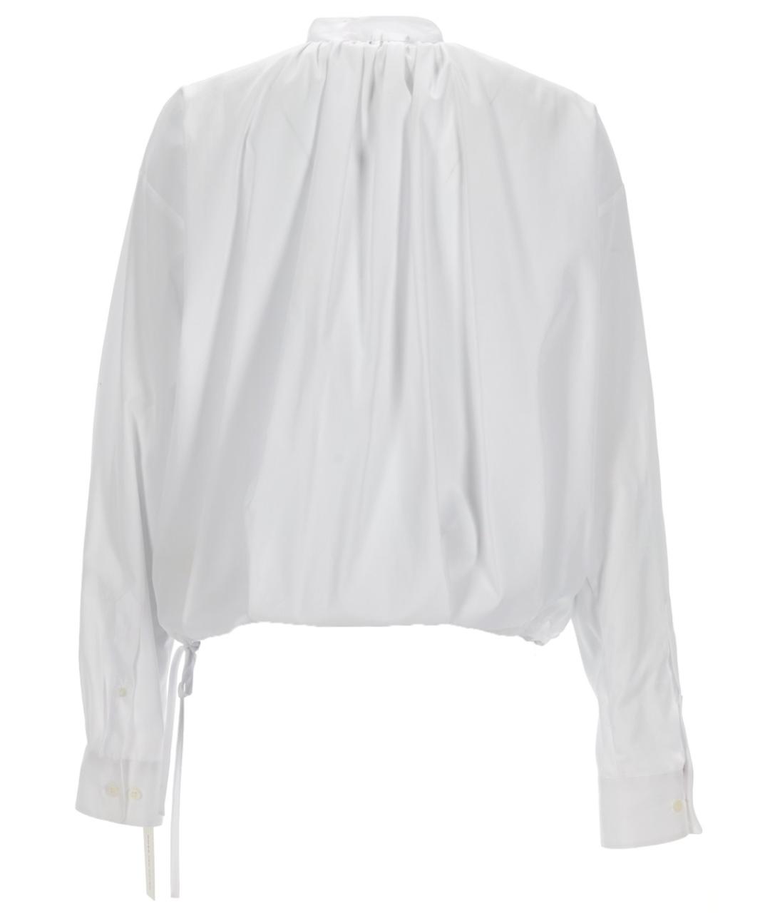 DRIES VAN NOTEN Белая хлопковая блузы, фото 3