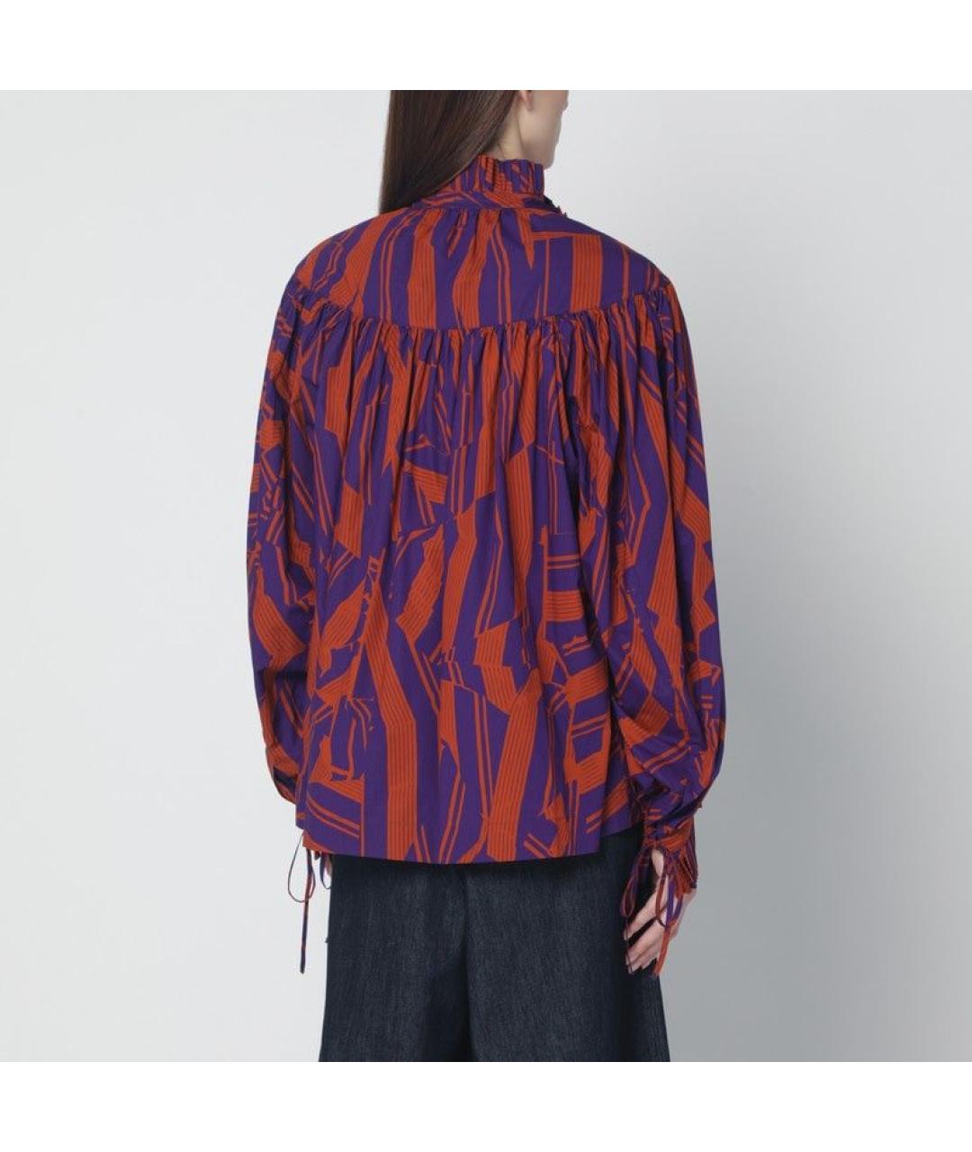 DRIES VAN NOTEN Мульти хлопковая блузы, фото 3