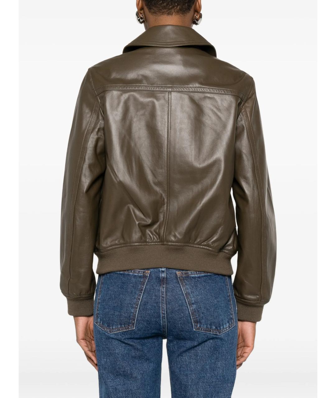 YVES SALOMON Зеленая куртка, фото 2