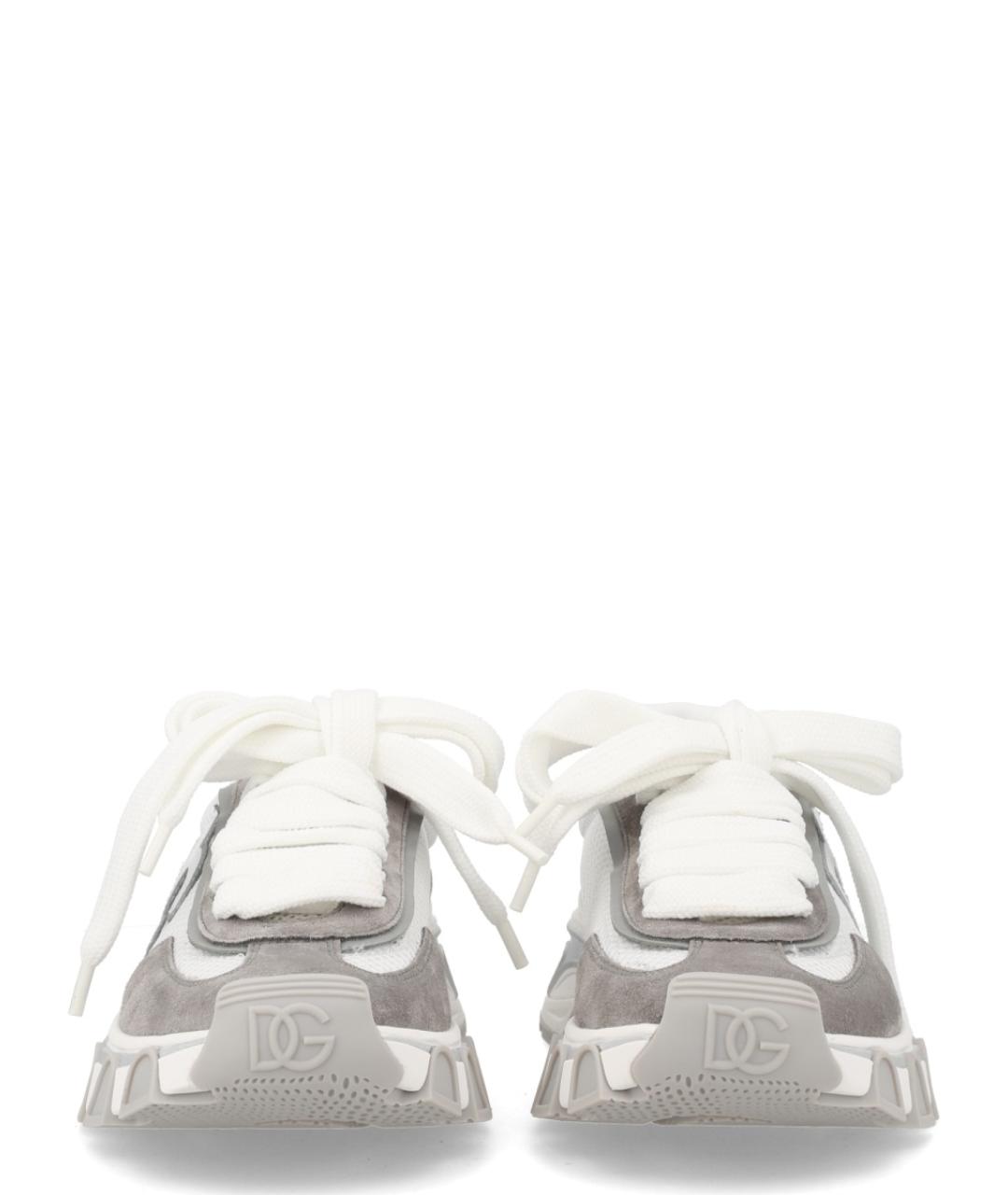DOLCE&GABBANA Серые текстильные кроссовки, фото 3