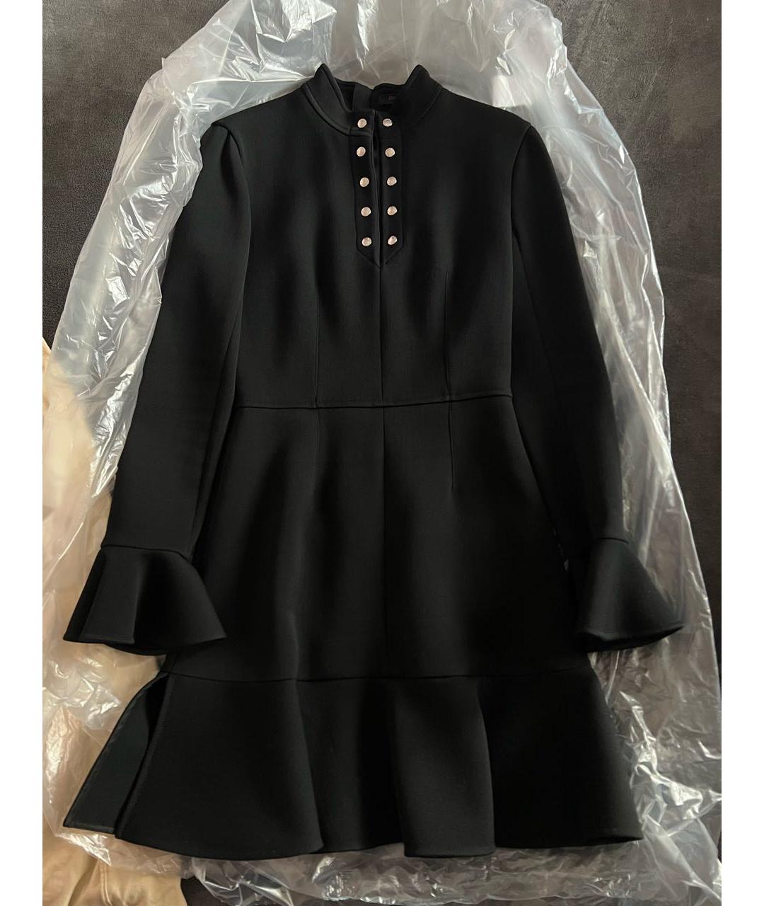 LOUIS VUITTON Черное шерстяное платье, фото 6