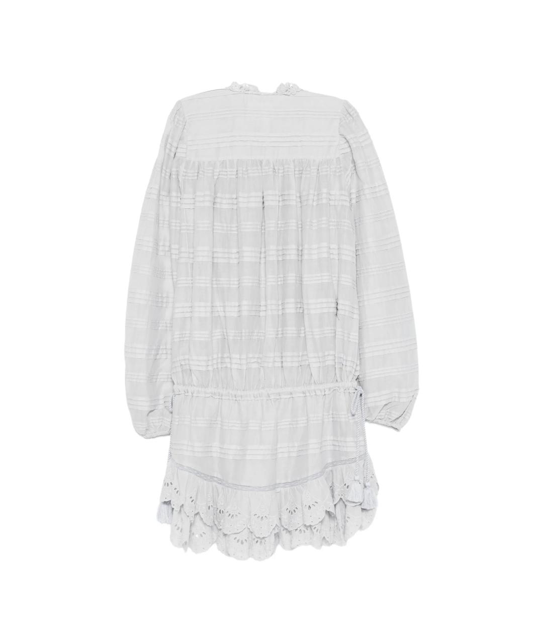 ISABEL MARANT Голубое хлопковое повседневное платье, фото 2