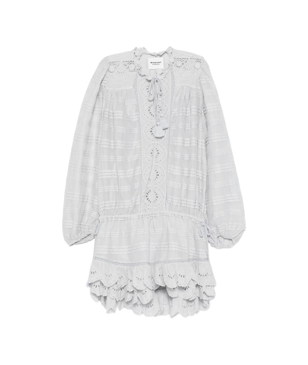 ISABEL MARANT Голубое хлопковое повседневное платье, фото 1