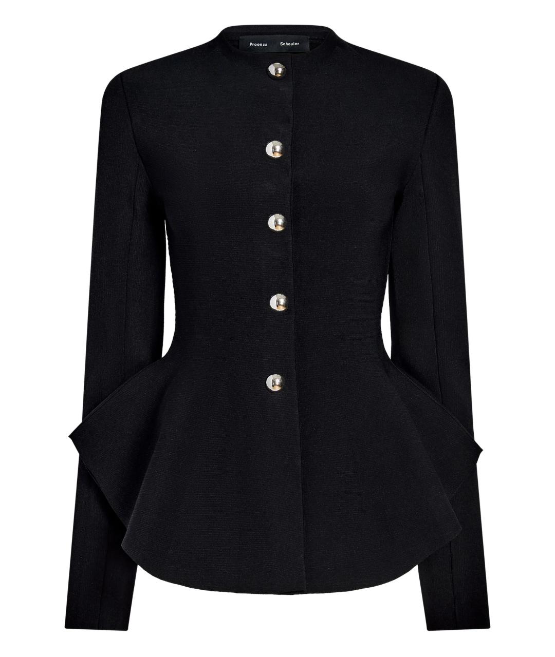 PROENZA SCHOULER Черный вискозный жакет/пиджак, фото 1