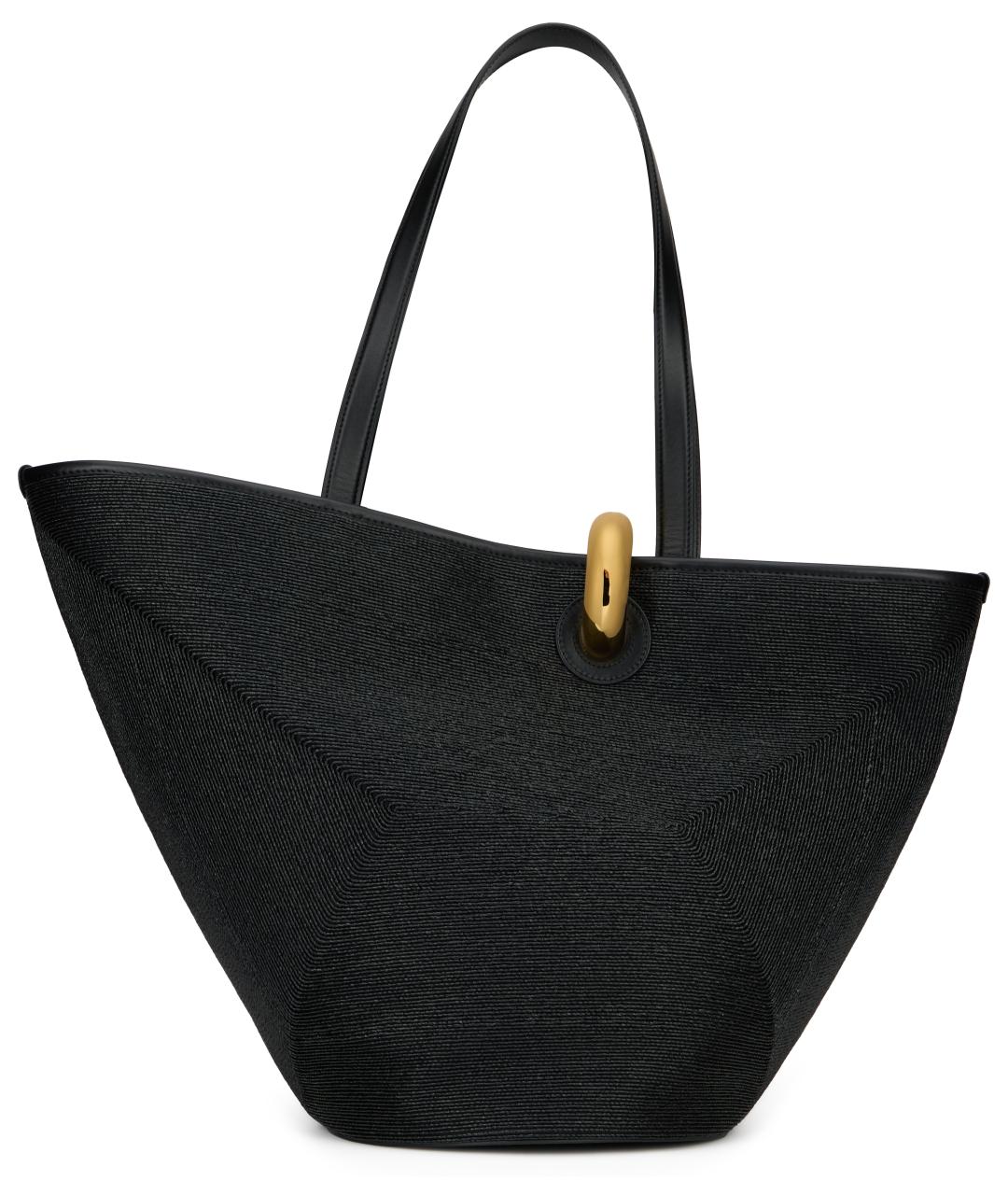 JACQUEMUS Черная сумка тоут, фото 4