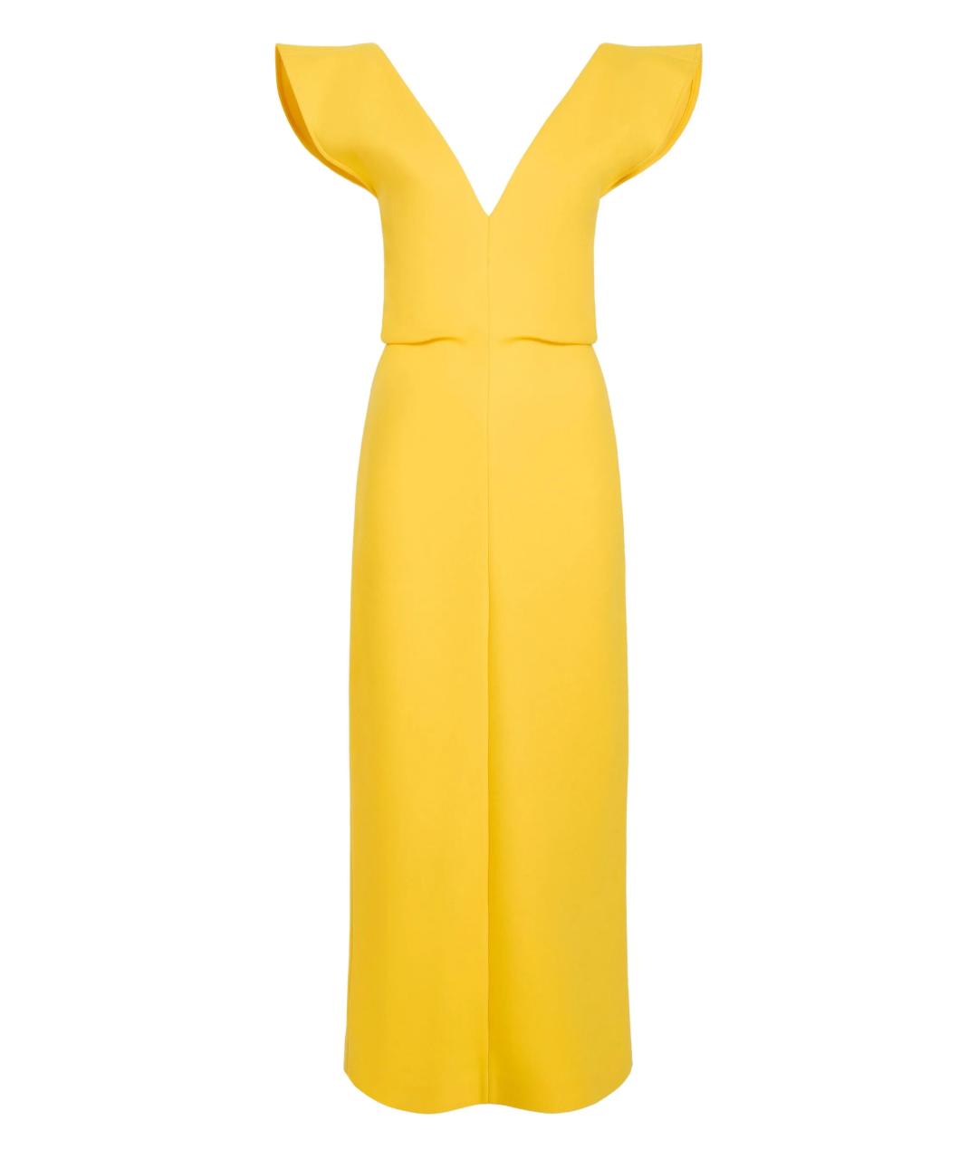 PROENZA SCHOULER Желтое вискозное платье, фото 1