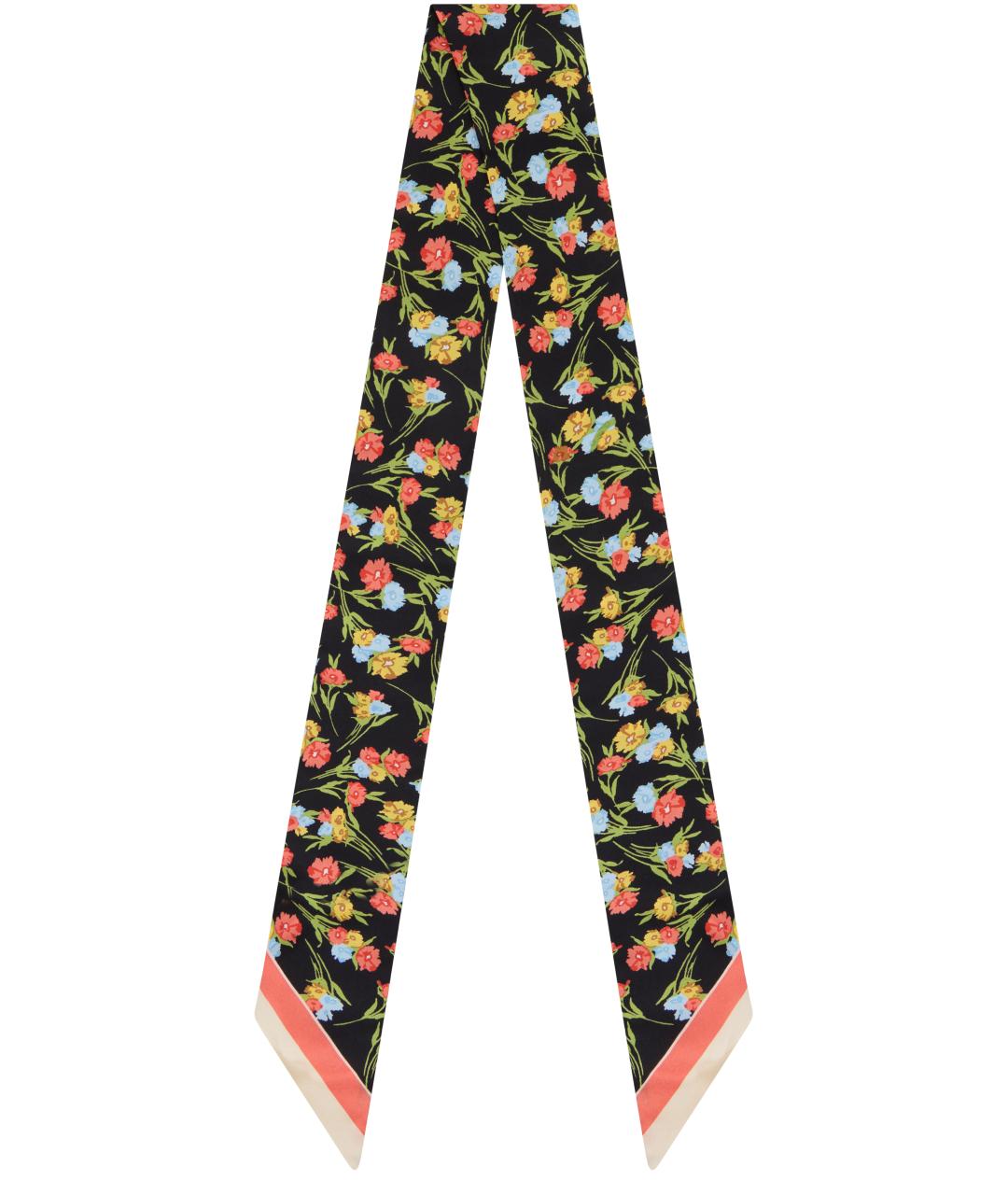 VALENTINO Мульти шелковый шарф, фото 2