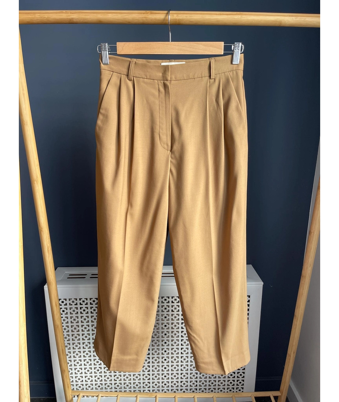 SIMPLIFY Коричневые прямые брюки, фото 4