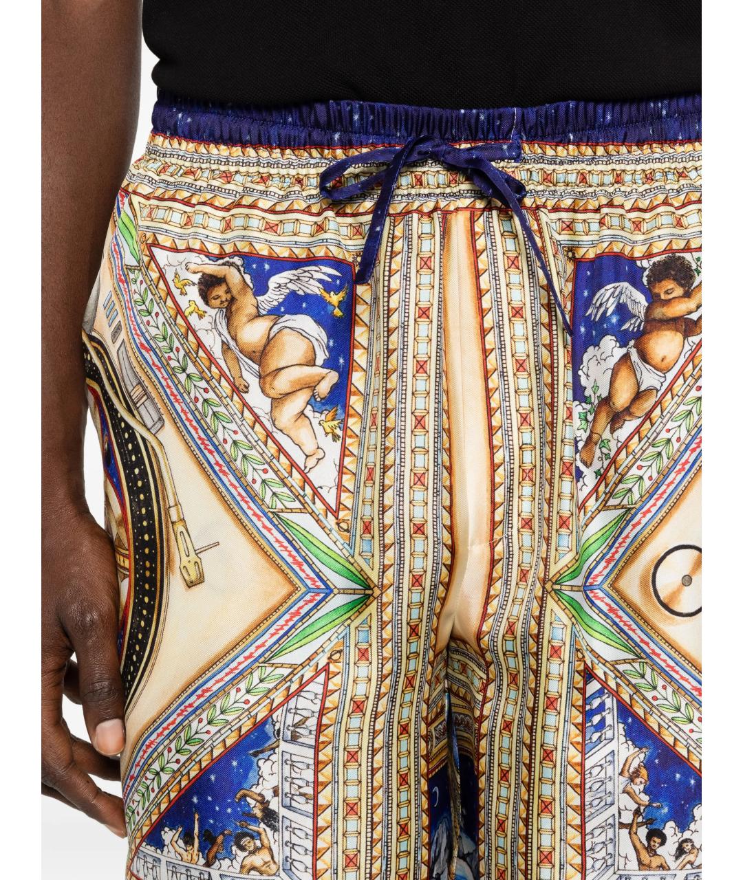 CASABLANCA Мульти шелковые шорты, фото 3