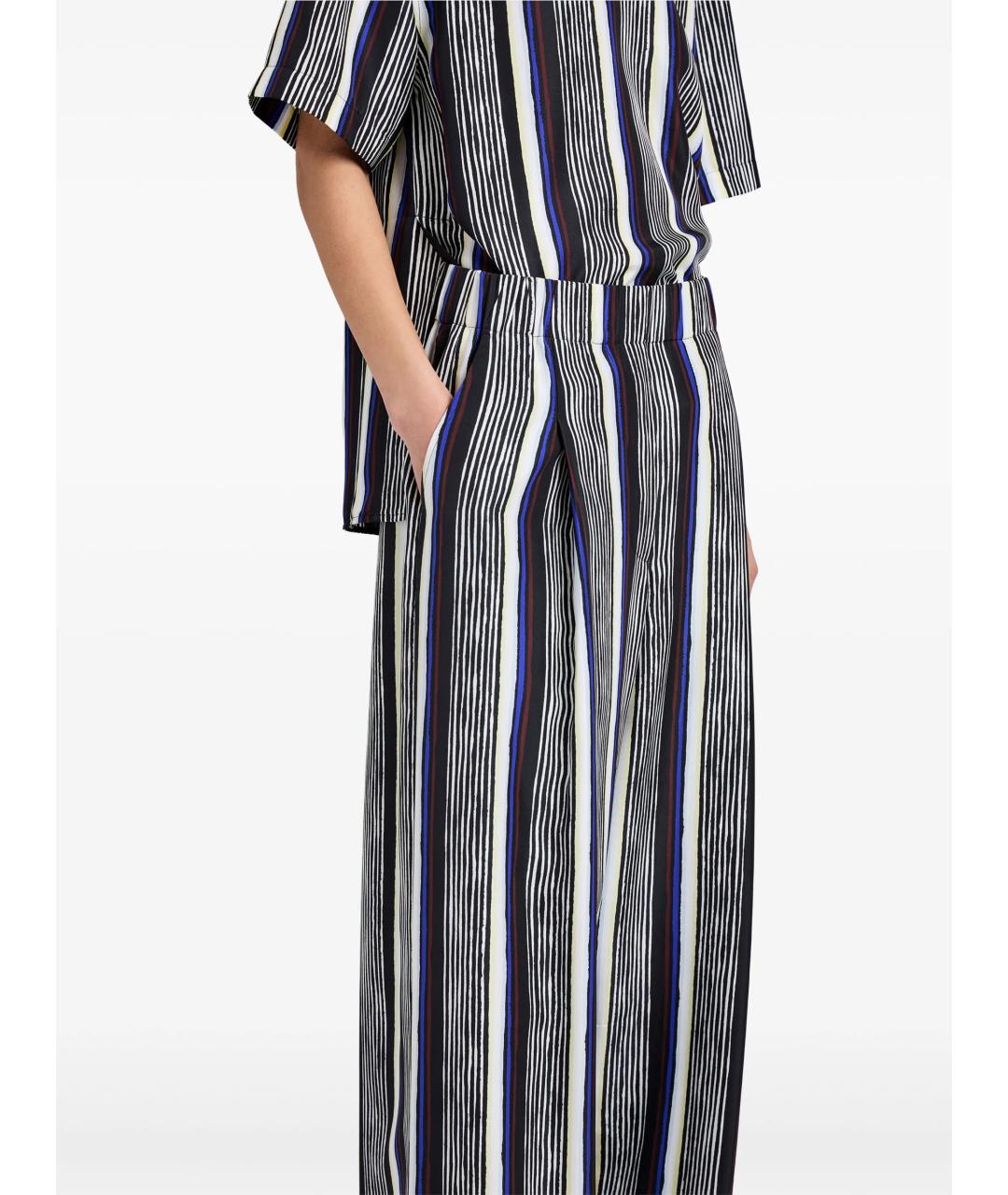 PROENZA SCHOULER Мульти шелковые брюки широкие, фото 5