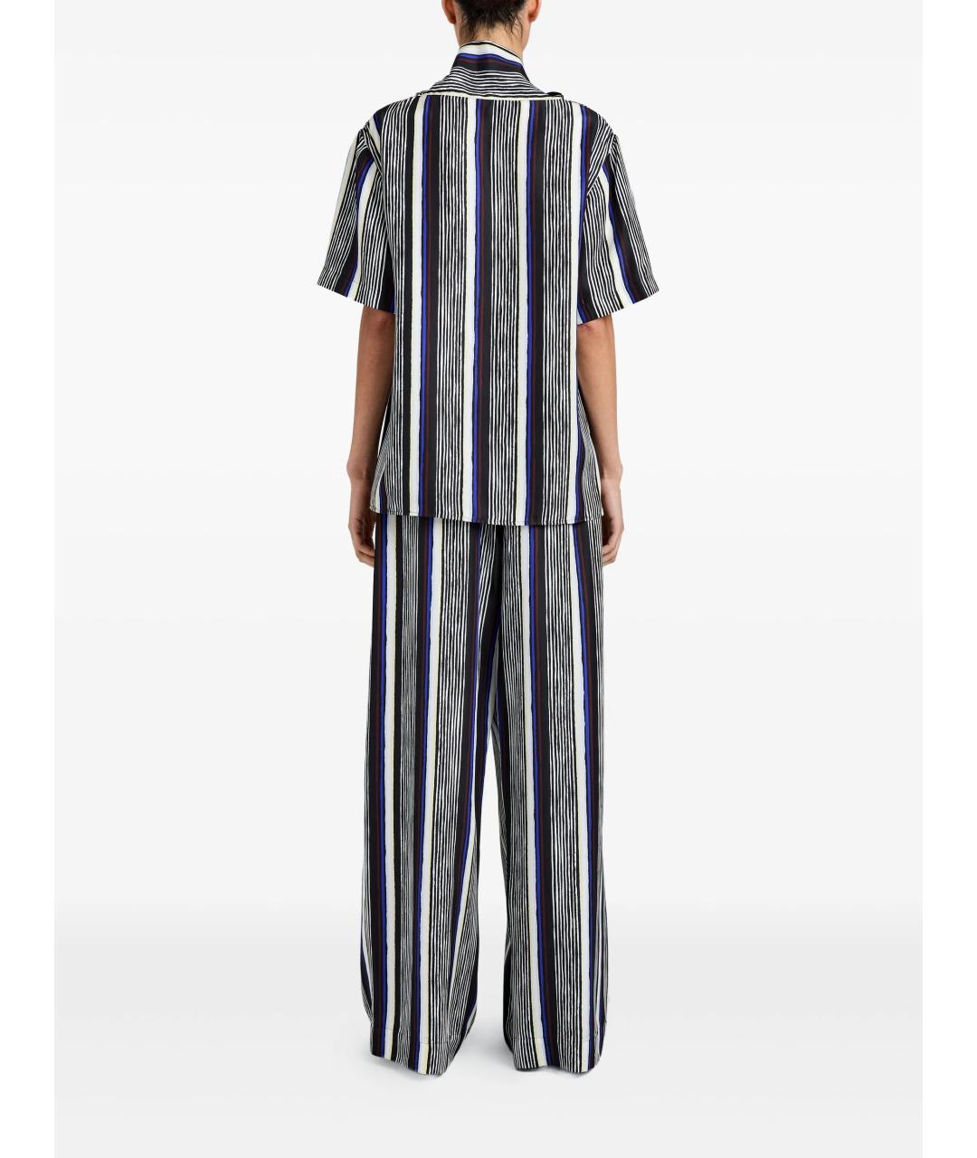 PROENZA SCHOULER Мульти шелковые брюки широкие, фото 2