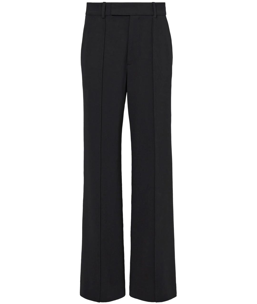 PROENZA SCHOULER Черные полиэстеровые прямые брюки, фото 1