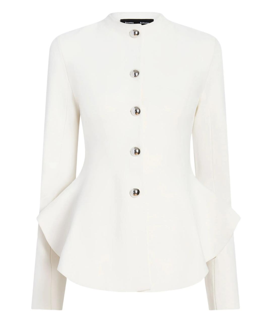 PROENZA SCHOULER Белая вискозная куртка, фото 1