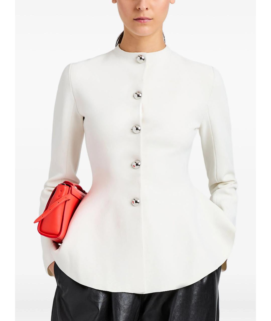 PROENZA SCHOULER Белая вискозная куртка, фото 2