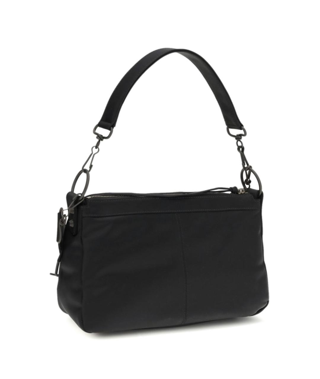 BALENCIAGA Черная тканевая сумка на плечо, фото 4