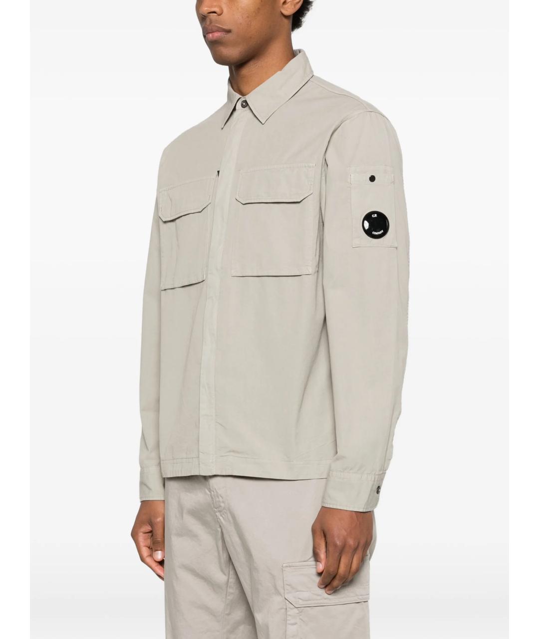 CP COMPANY Серая хлопковая куртка, фото 2