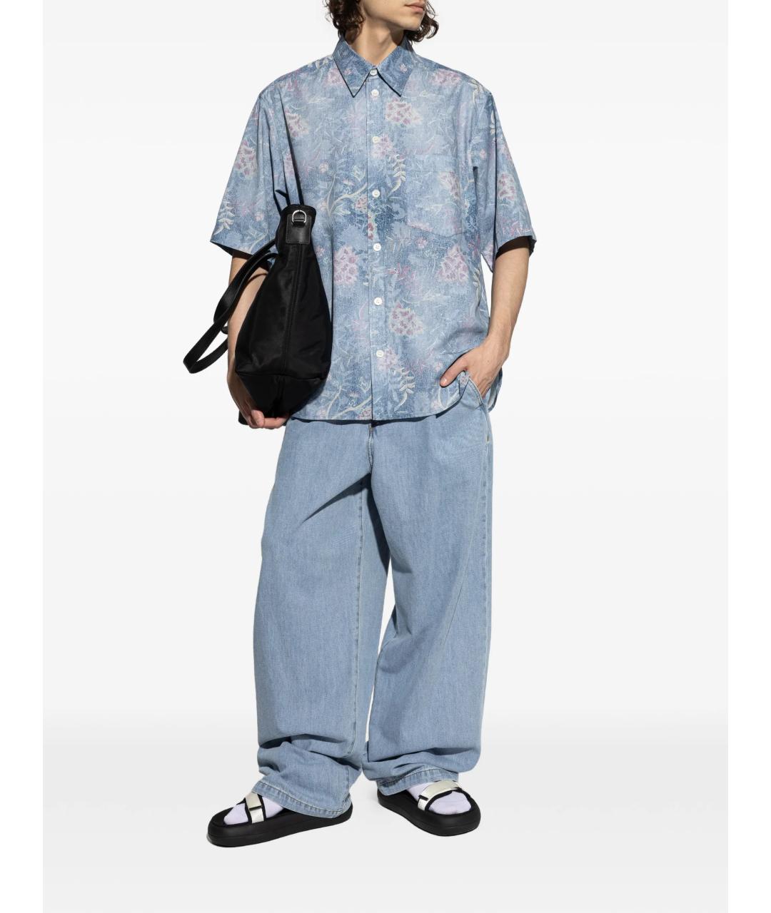 ISABEL MARANT Синяя хлопковая кэжуал рубашка, фото 3