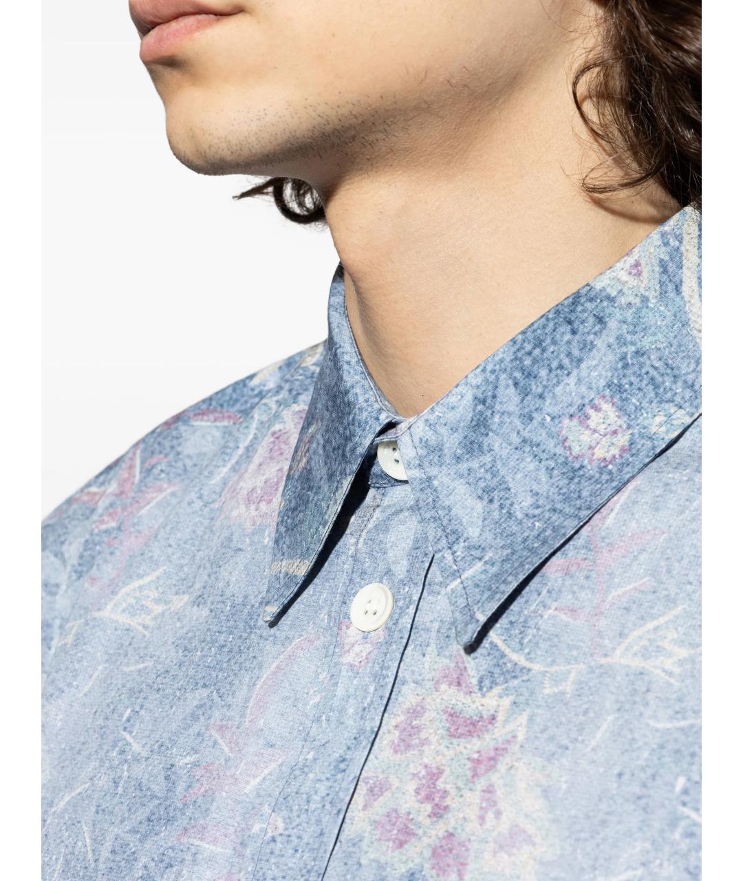 ISABEL MARANT Синяя хлопковая кэжуал рубашка, фото 2