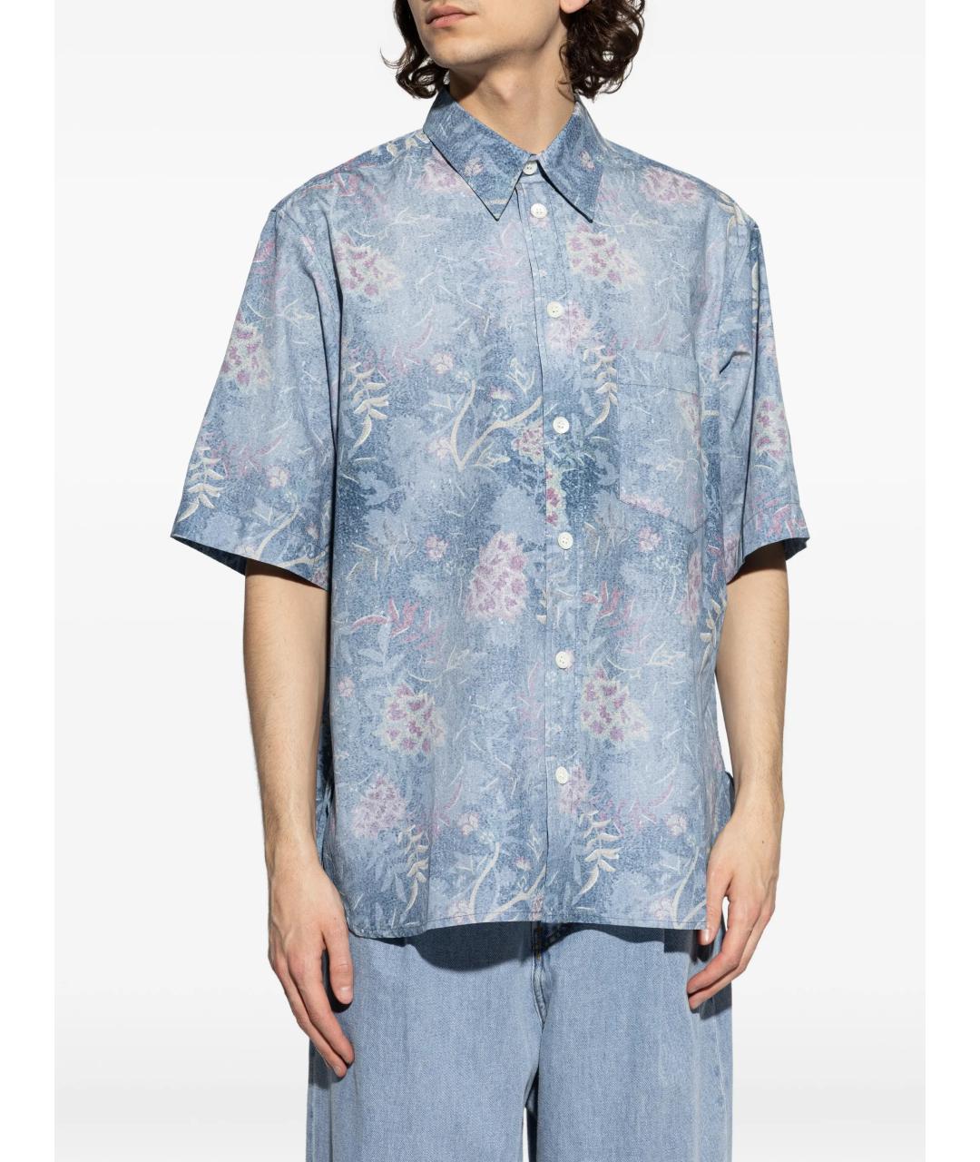 ISABEL MARANT Синяя хлопковая кэжуал рубашка, фото 4