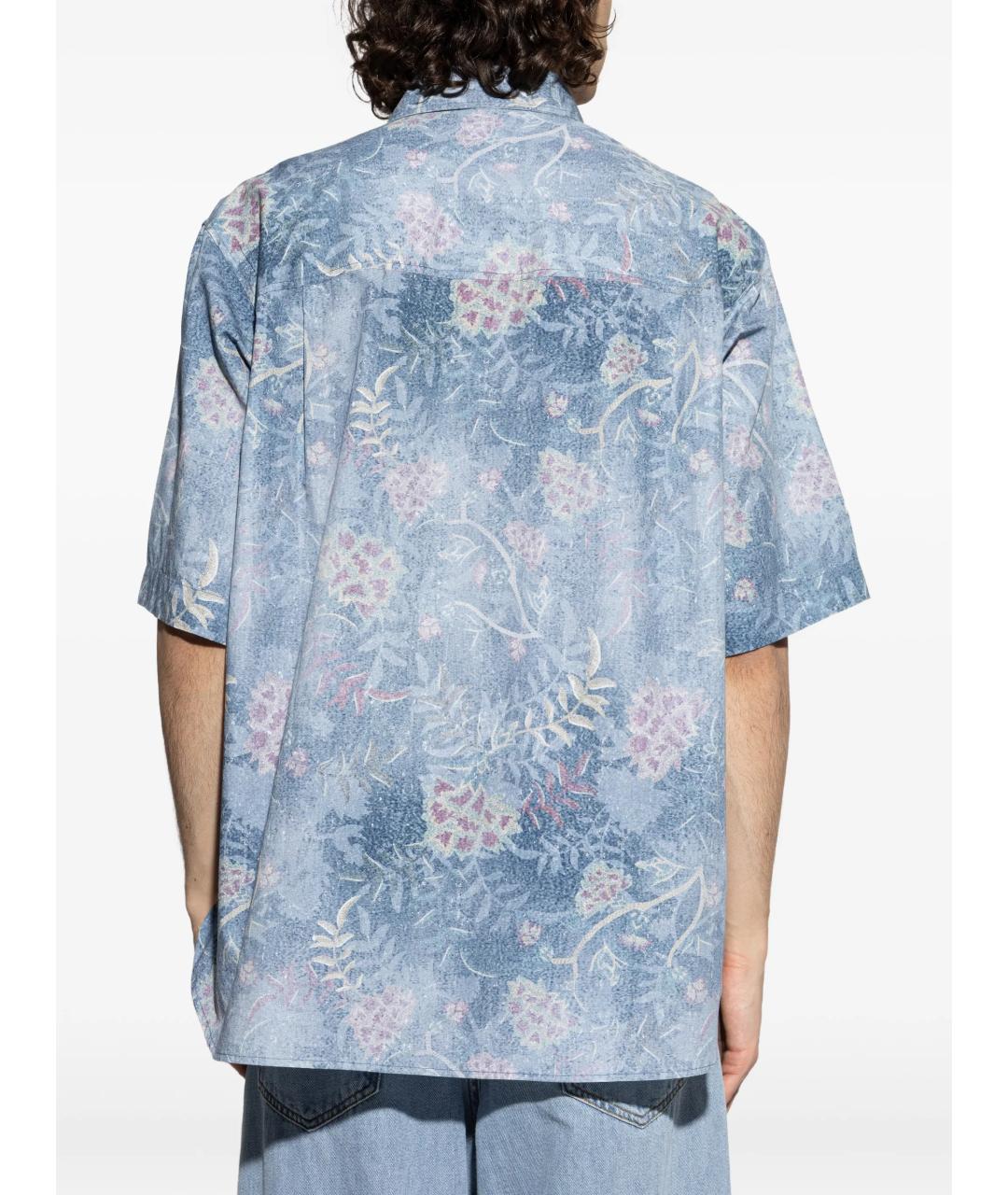 ISABEL MARANT Синяя хлопковая кэжуал рубашка, фото 5