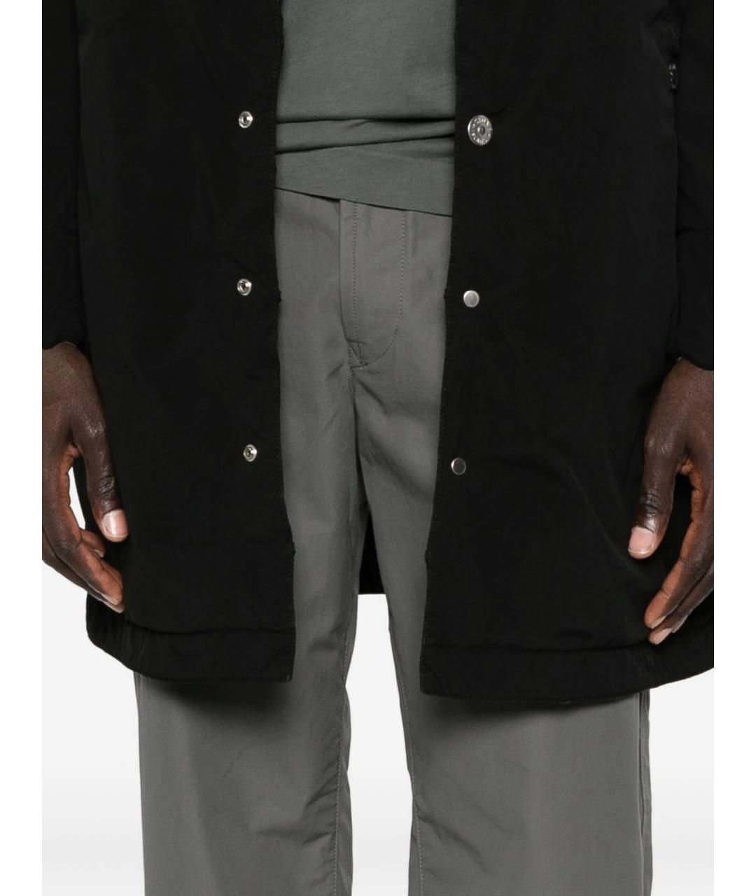 STONE ISLAND Серые хлопковые повседневные брюки, фото 4