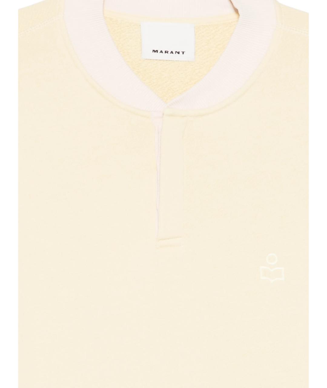 ISABEL MARANT Желтый хлопковый джемпер / свитер, фото 3